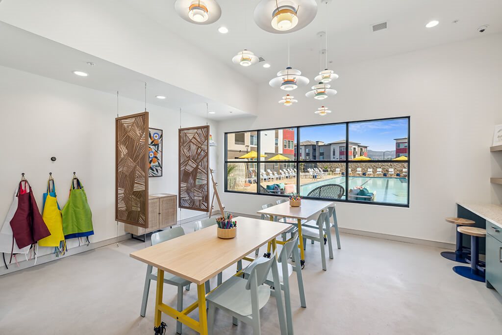 Makers space at The Braydon Apartments in Napa CA
